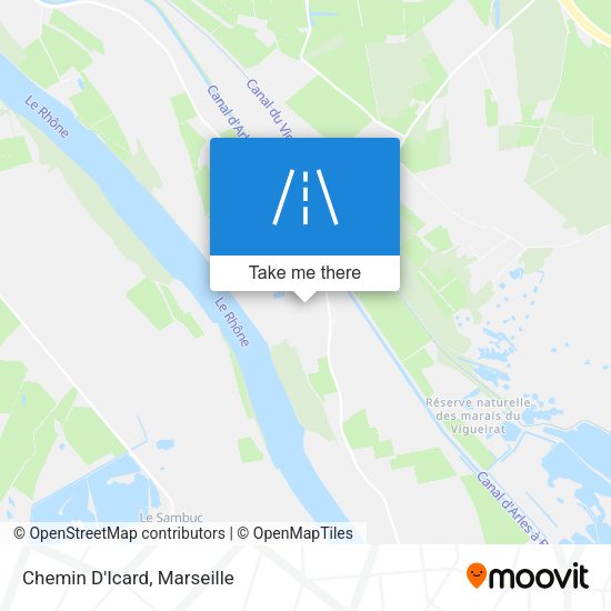 Chemin D'Icard map