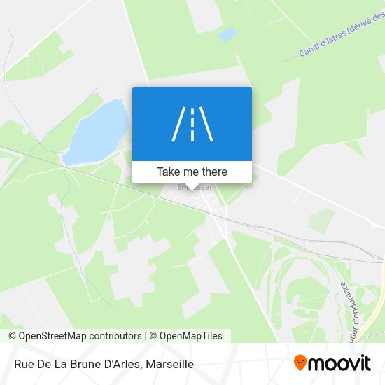 Rue De La Brune D'Arles map