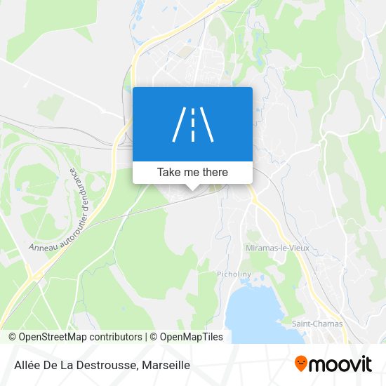 Allée De La Destrousse map