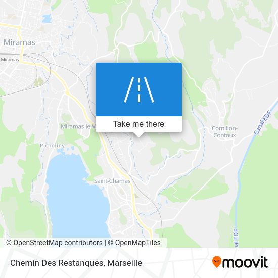 Chemin Des Restanques map