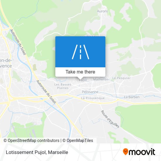 Lotissement Pujol map