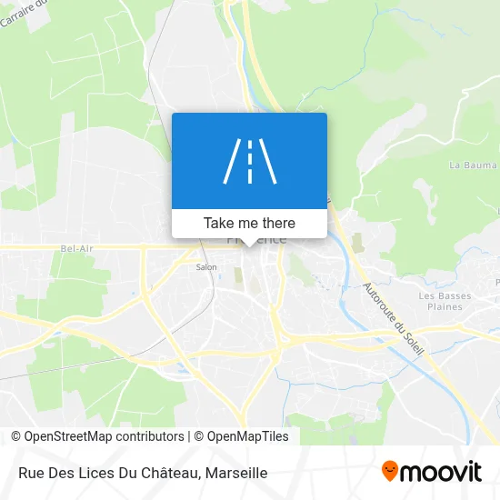 Rue Des Lices Du Château map