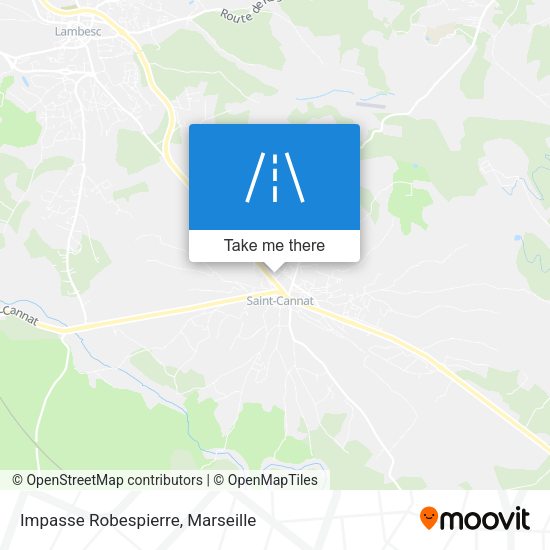 Impasse Robespierre map