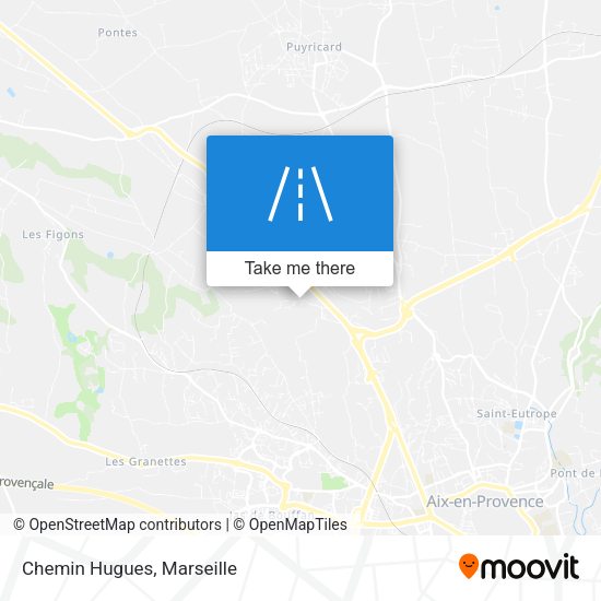 Chemin Hugues map