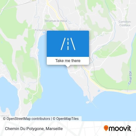 Chemin Du Polygone map