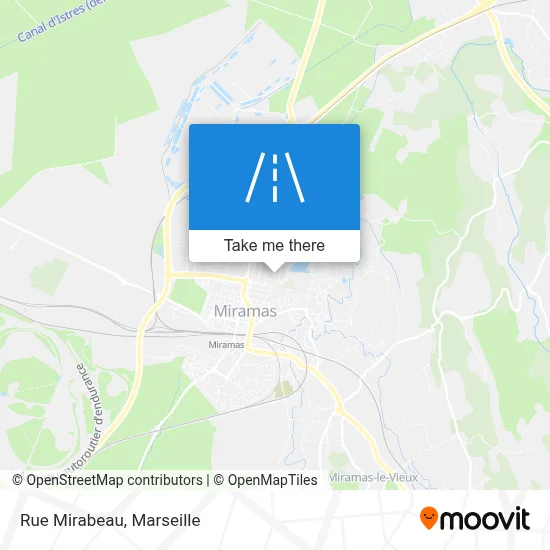 Rue Mirabeau map