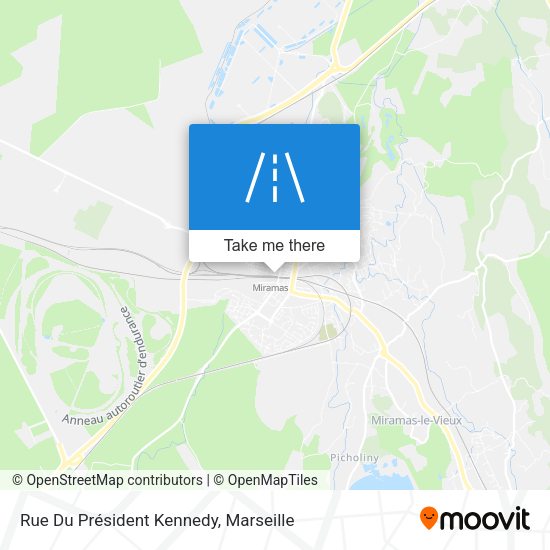 Rue Du Président Kennedy map