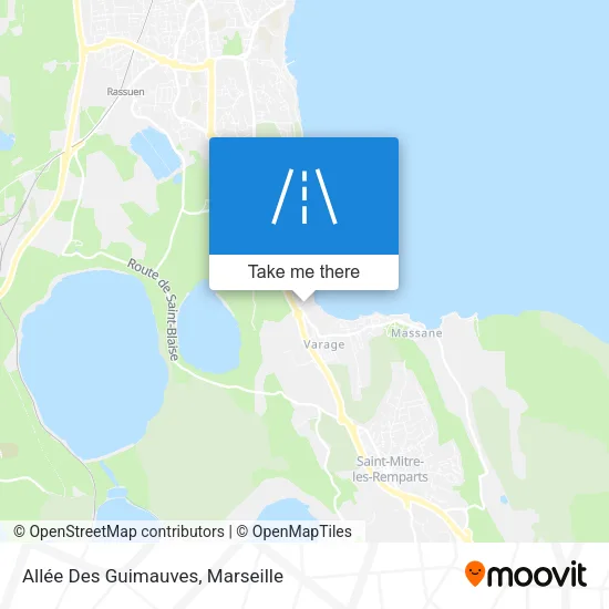 Allée Des Guimauves map