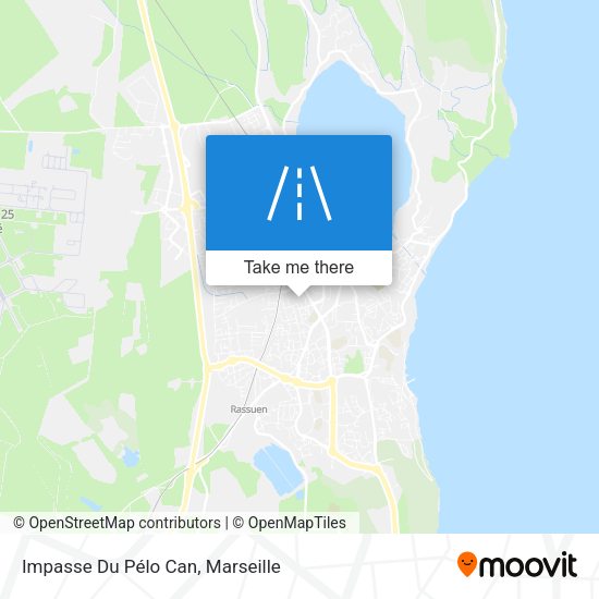 Impasse Du Pélo Can map