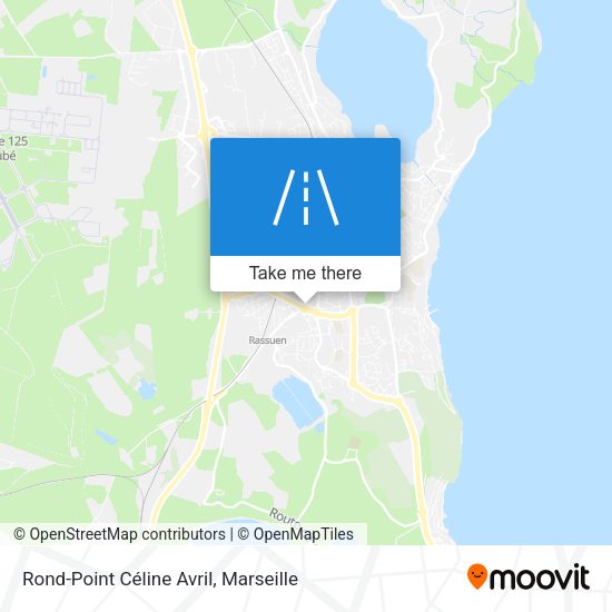 Rond-Point Céline Avril map
