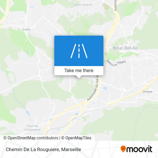 Chemin De La Rouguiere map