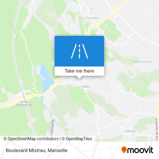 Boulevard Mistrau map