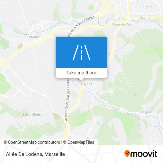 Allée De Lodena map