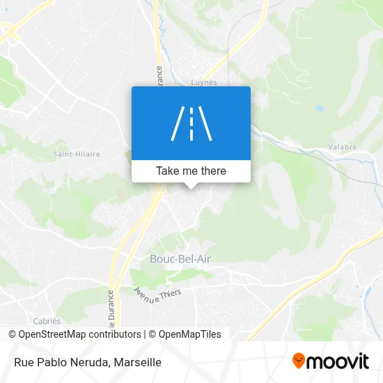 Rue Pablo Neruda map