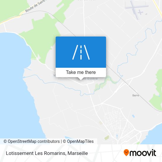Lotissement Les Romarins map