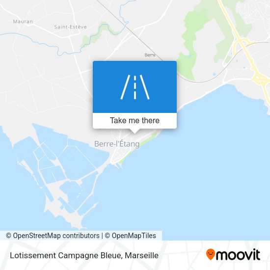 Lotissement Campagne Bleue map