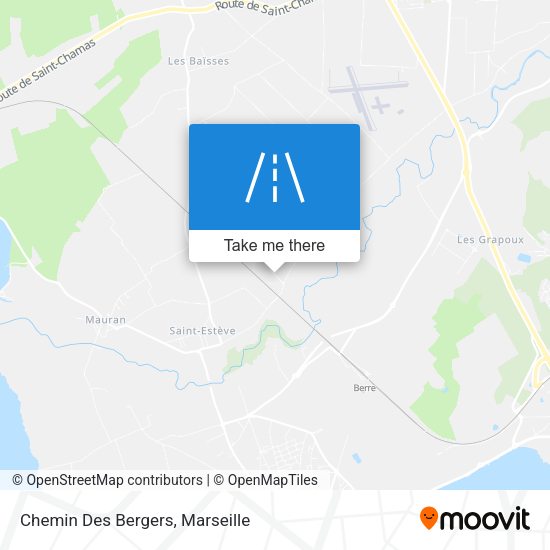 Chemin Des Bergers map