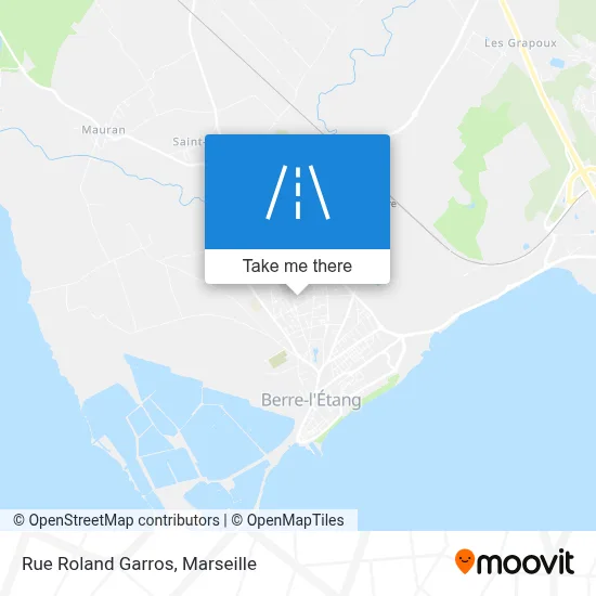 Rue Roland Garros map