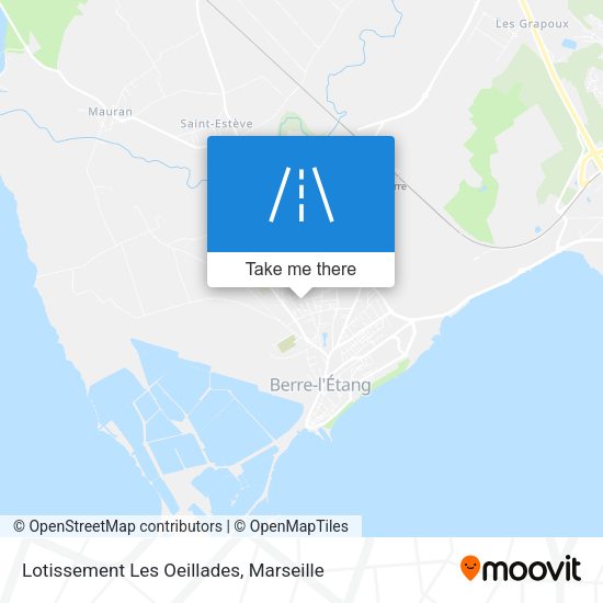 Lotissement Les Oeillades map