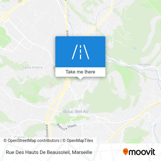 Rue Des Hauts De Beausoleil map