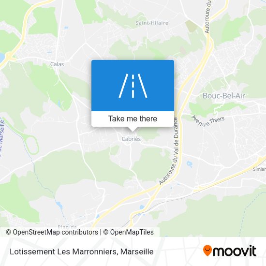 Lotissement Les Marronniers map