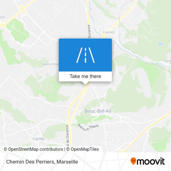 Chemin Des Perriers map
