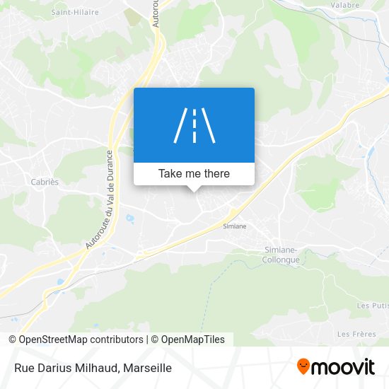 Rue Darius Milhaud map