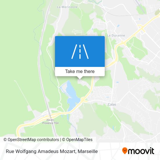 Rue Wolfgang Amadeus Mozart map