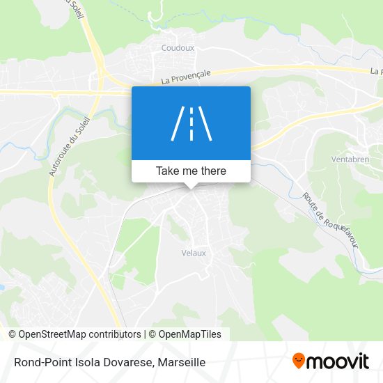 Rond-Point Isola Dovarese map