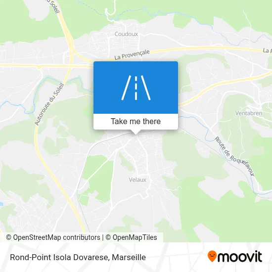Rond-Point Isola Dovarese map