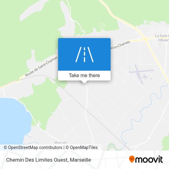 Chemin Des Limites Ouest map