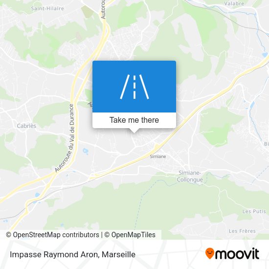 Impasse Raymond Aron map