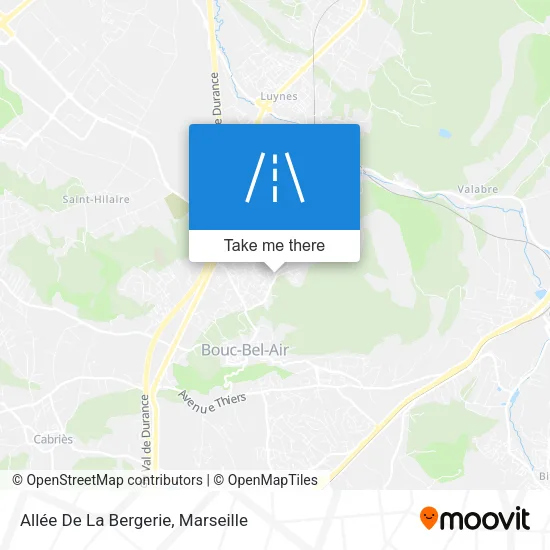 Allée De La Bergerie map