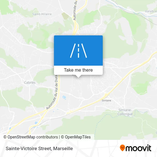 Rue Sainte-Victoire map