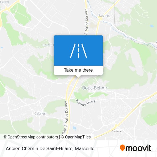 Ancien Chemin De Saint-Hilaire map