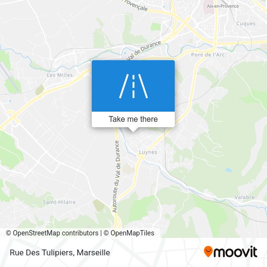 Rue Des Tulipiers map