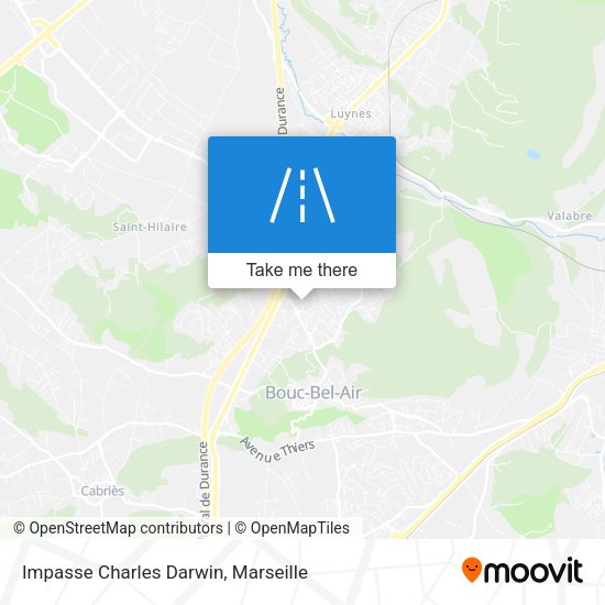Impasse Charles Darwin map