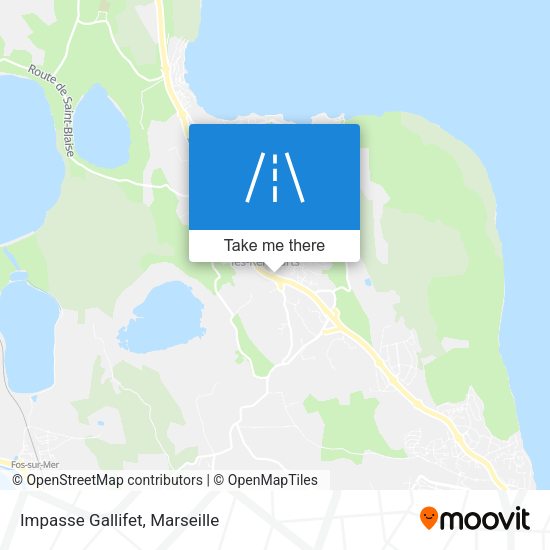 Impasse Gallifet map