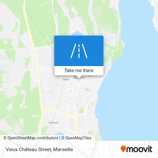 Rue Du Vieux Château map