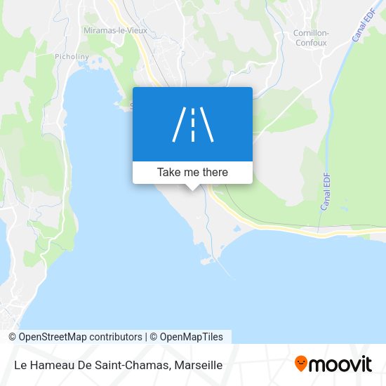 Le Hameau De Saint-Chamas map