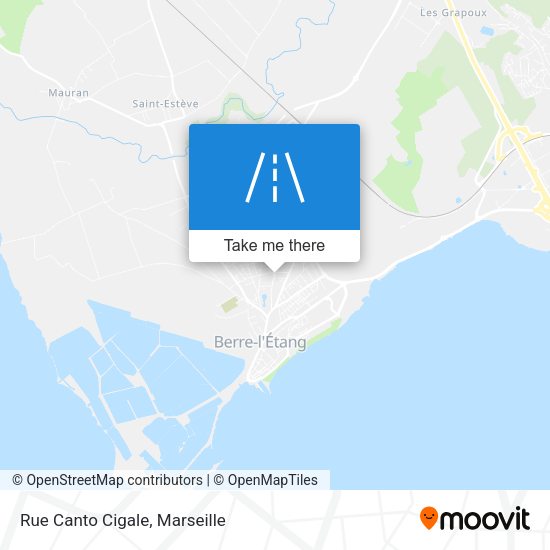 Rue Canto Cigale map