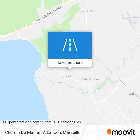 Chemin De Mauran À Lançon map