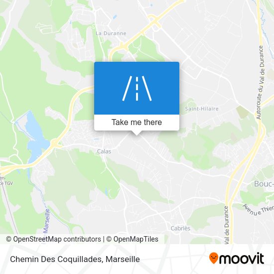 Chemin Des Coquillades map