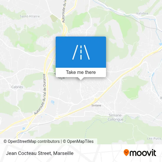 Rue Jean Cocteau map