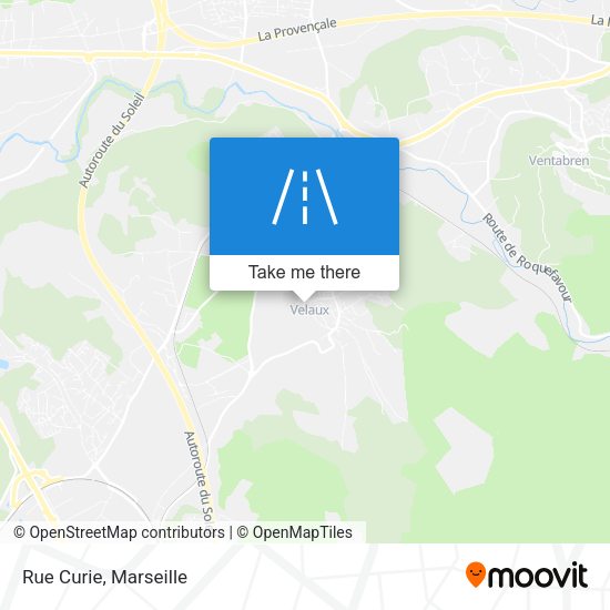 Rue Curie map