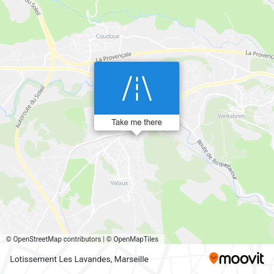 Lotissement Les Lavandes map