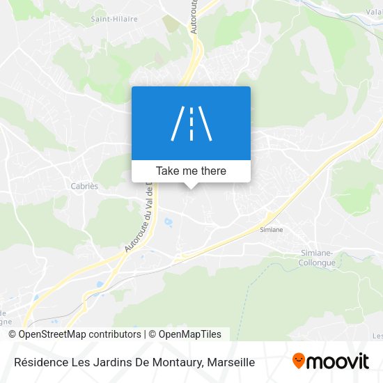 Résidence Les Jardins De Montaury map