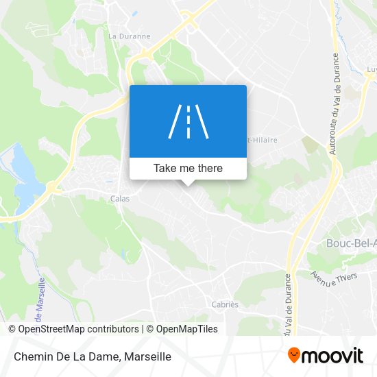 Chemin De La Dame map