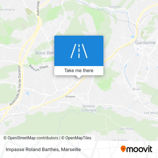 Impasse Roland Barthes map