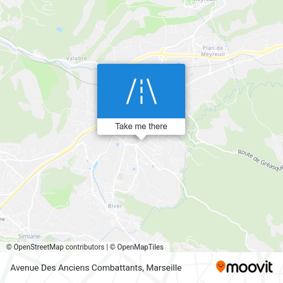 Avenue Des Anciens Combattants map